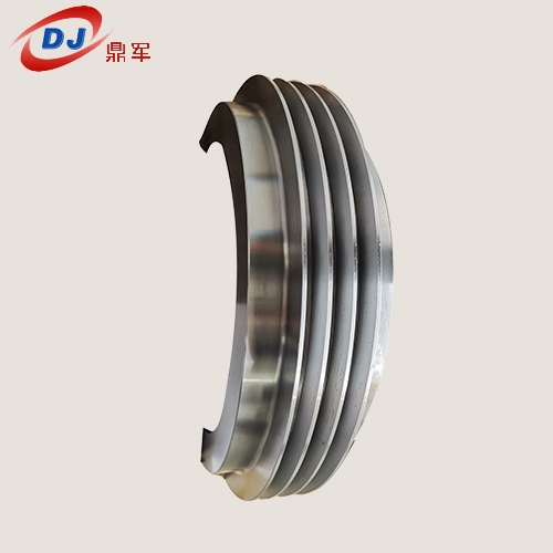 Vertical turning processing pulley